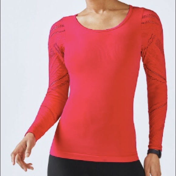 NWT - Fabletics Isabella Seamless L/S Top - S - Picture 5 of 5
